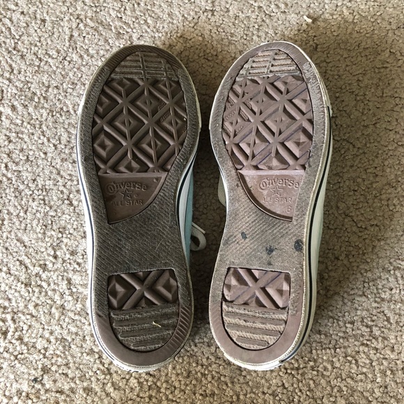 Converse sky blue low tops - Picture 4 of 5